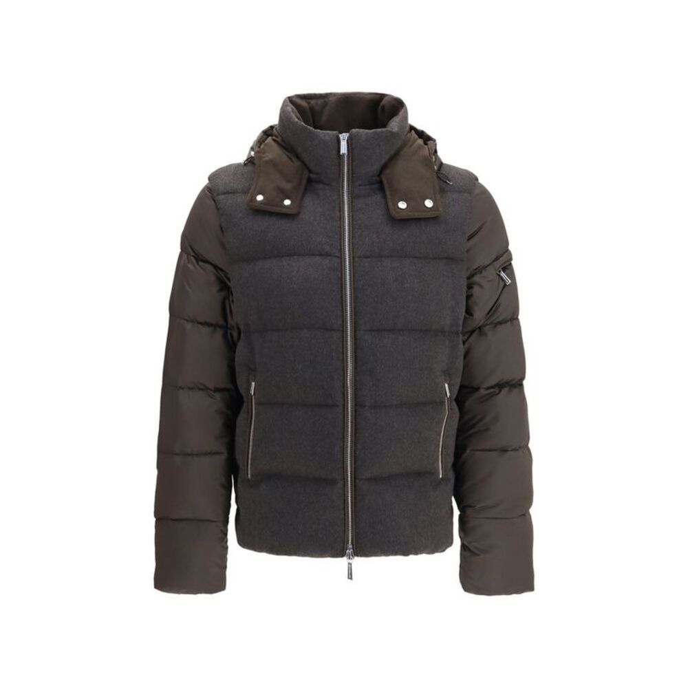 MooRER Gray Goose Down Full-Length Men's Jacket